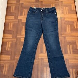 Dark Blue Flare Women's Jeans